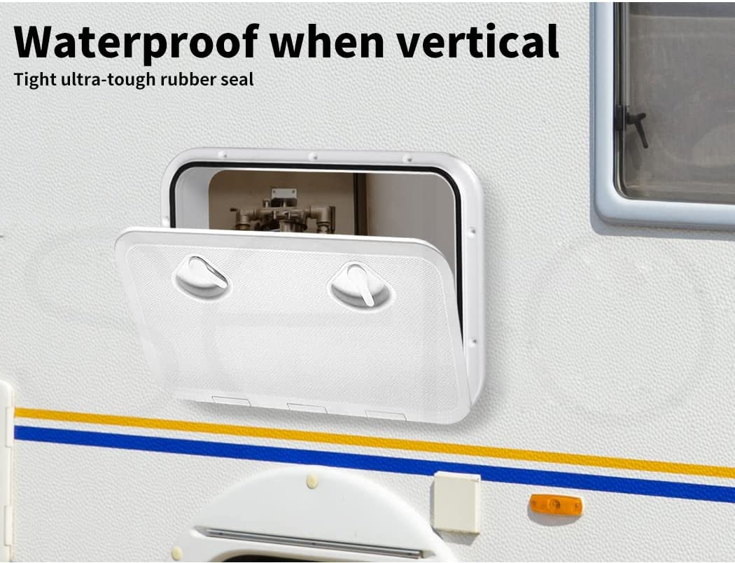 Manan Access Hatch Service Door Lockable Lid Caravan Storage Rv Boat 440X315Mm image number 1