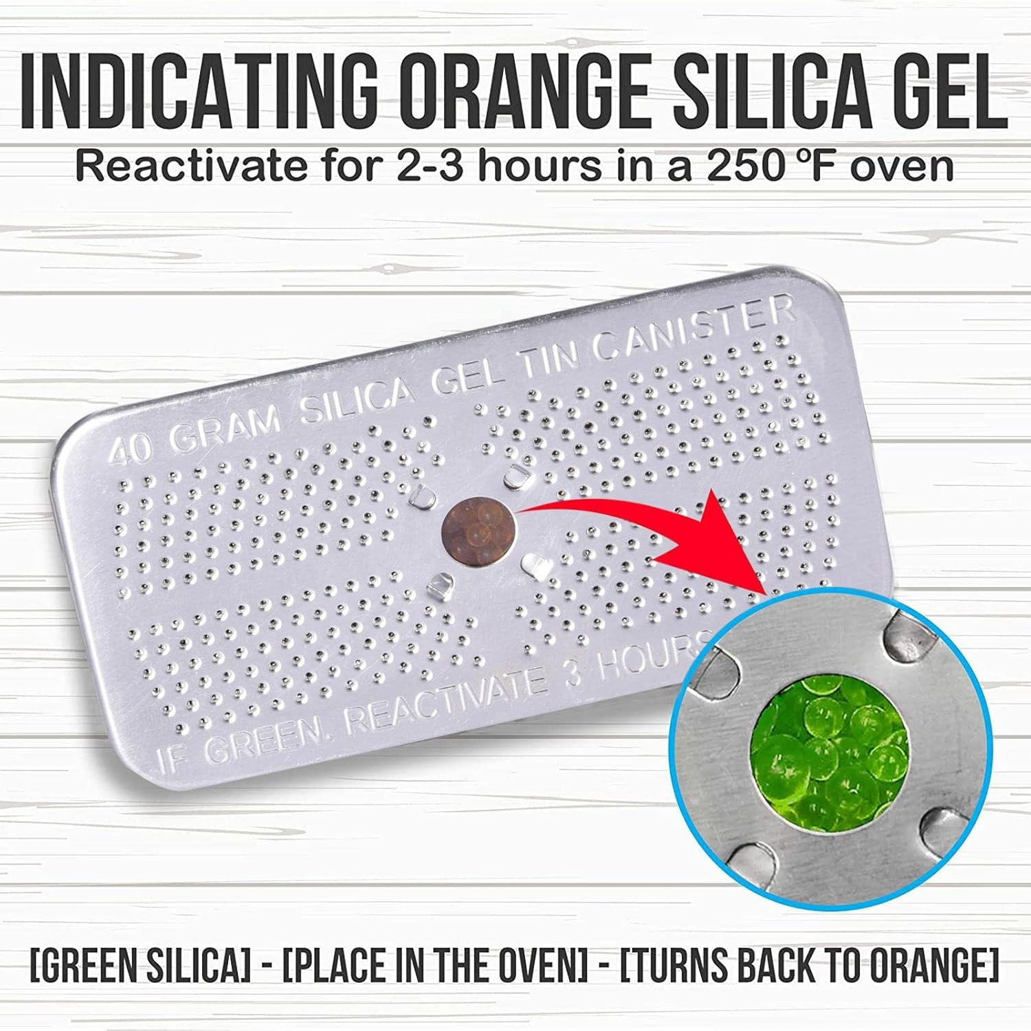 Silica Gel Desiccant | Desiccant for Car,Fast Reactivate Desiccant Bags Orange to Green Indicating for Air Dryer, Cabinet, Bag Qarido image number 2
