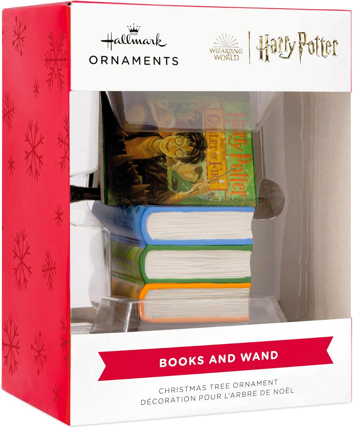Hallmark Harry Potter Books and Wand Series 2 Christmas Ornament