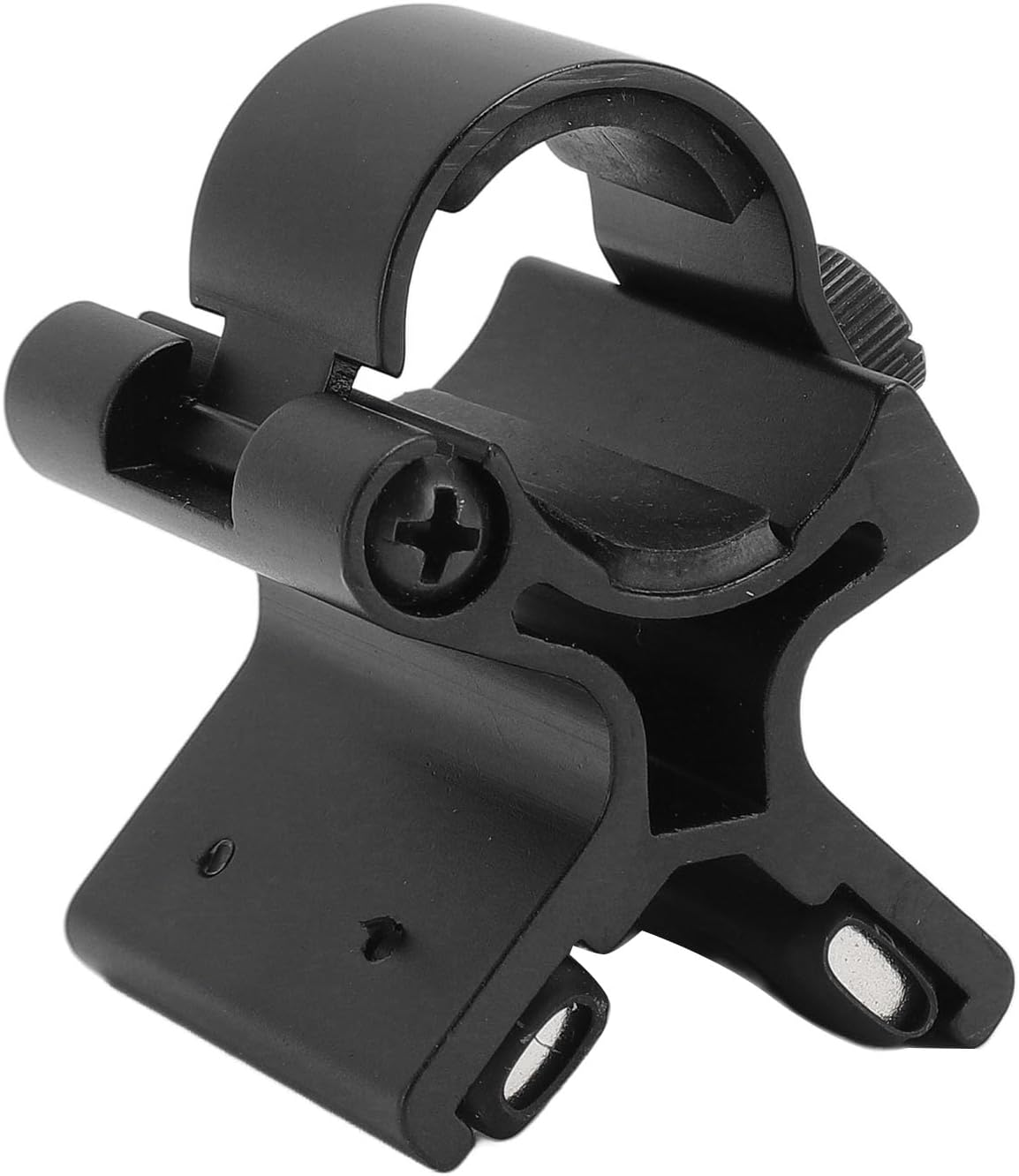 Magnetic Flashlight Mount Holder, Quick Detachable Magnetic Mount with Strong Magnetic Grip, Handlebar Flashlight Holder Suitable for 30Mm Diameter Flashlight image number 4