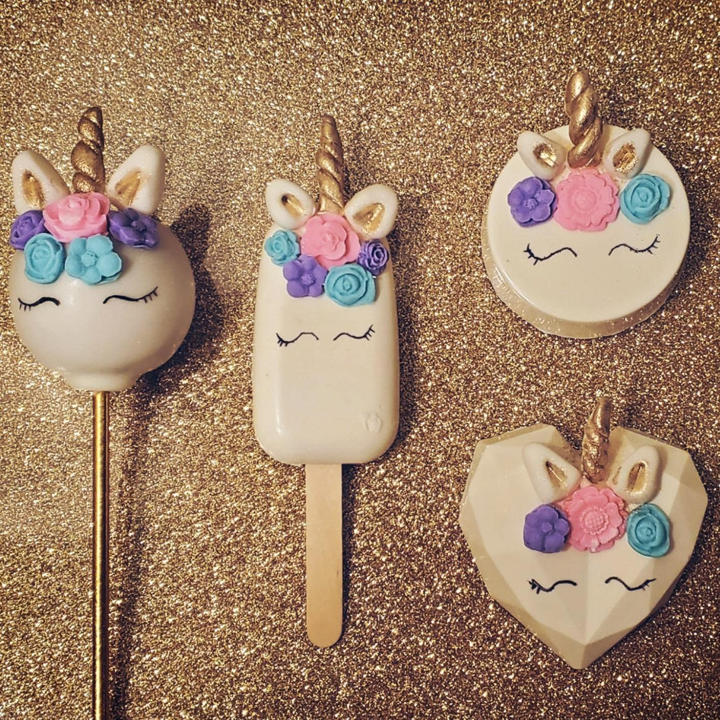 7 Pieces Flower Fondant Mold Set, Mini Flowers Silicone Chocolate Candy Molds for Cake, Cupcake Decorating, Cake Pops, Polymer Clay, Crafting Projects, Candy Melts image number 6