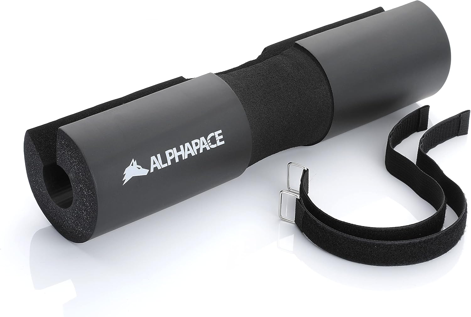 ALPHAPACE Barbell Pads, Hip Thrust Pad for Barbell Bar, Barbell Pad as Neck Pad for Barbell, Hip Pads, Squad Pads for Squats, Lunges, Fitness in Black image number 2
