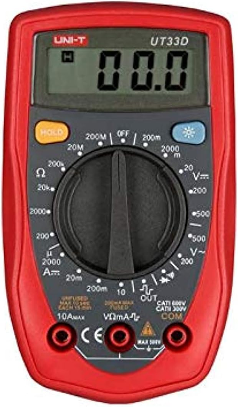 Uni-T UT33D+ Palm Size Digital Multimeter image number 1