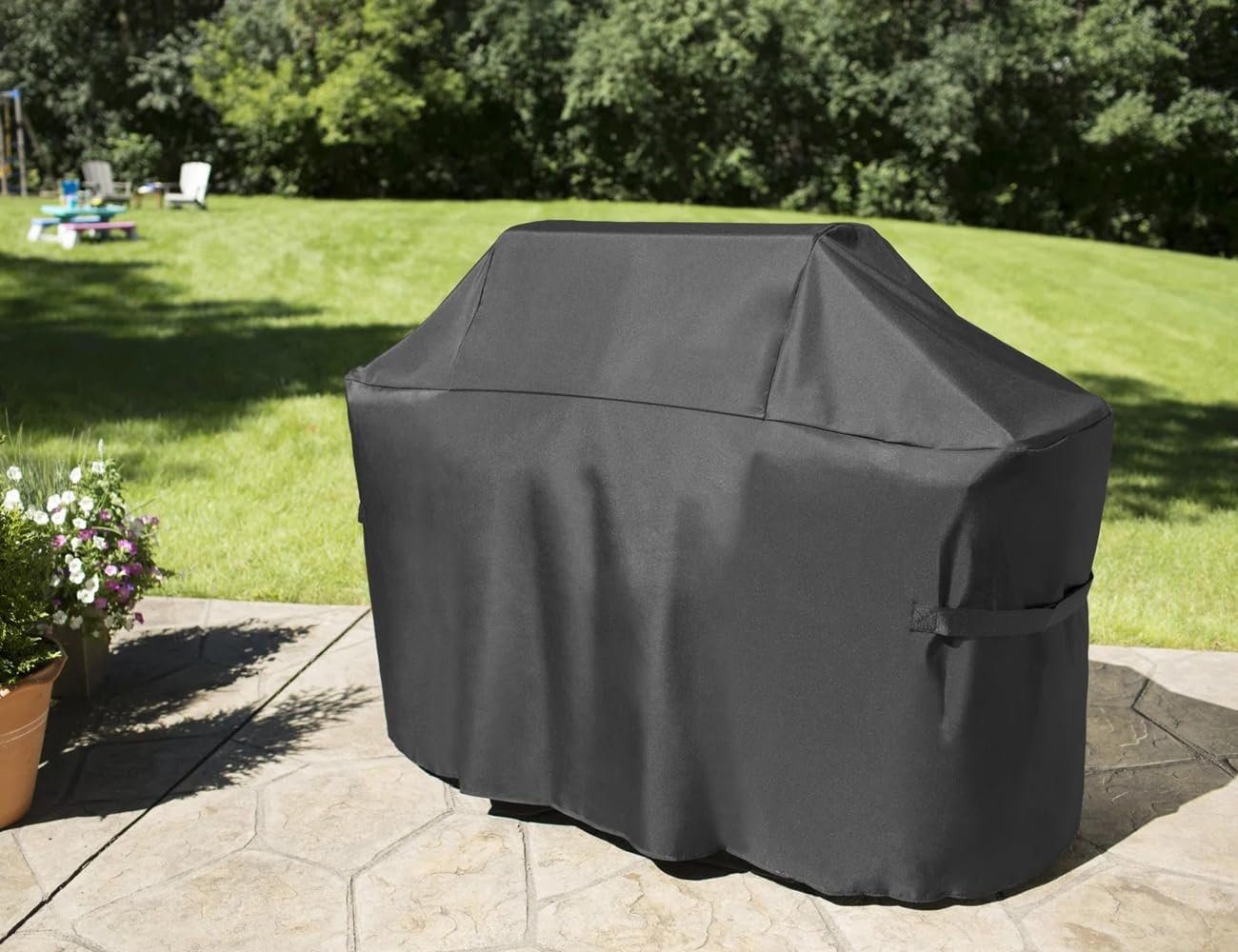 ZJYWSCH Grill Cover for New 2022 Weber Genesis 400 Series 4-Burner Gas Grill Outdoor Waterproof, 7758 Fit for Genesis E-435 S-435 SPX-435 EPX-435 SE-SPX-435 SL-S-435 image number 5