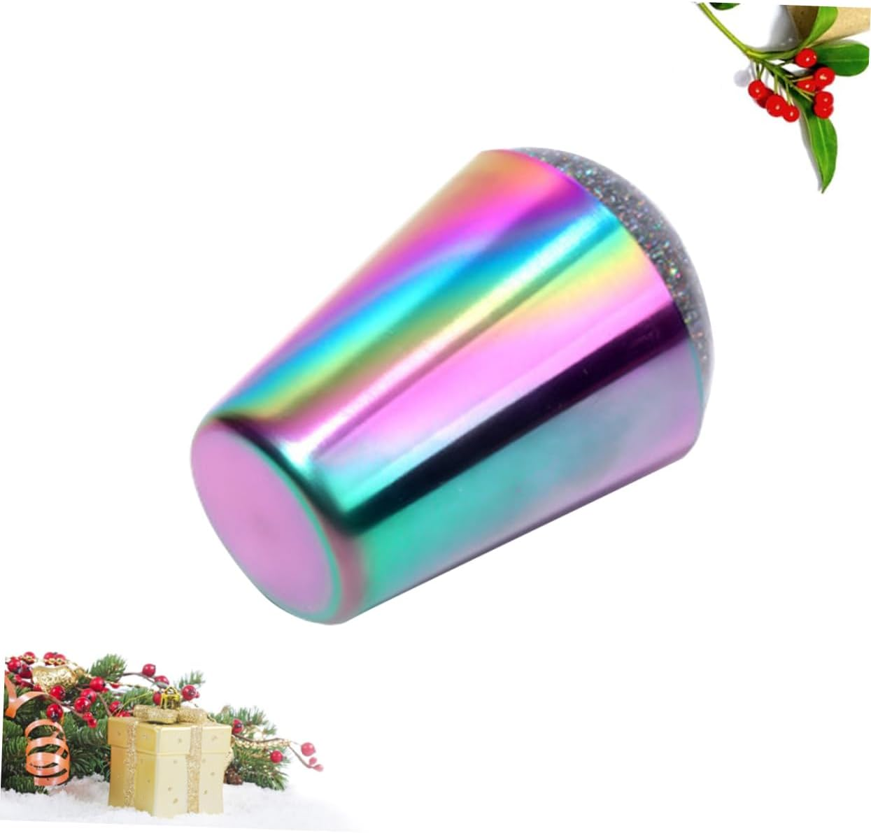 DEARMAMY Silicone Nail Art Stamper with Iridescent Handle Transparent Jelly Manicure Stamping Tool for Easy Nail Designs Durable for Long Term Use image number 6