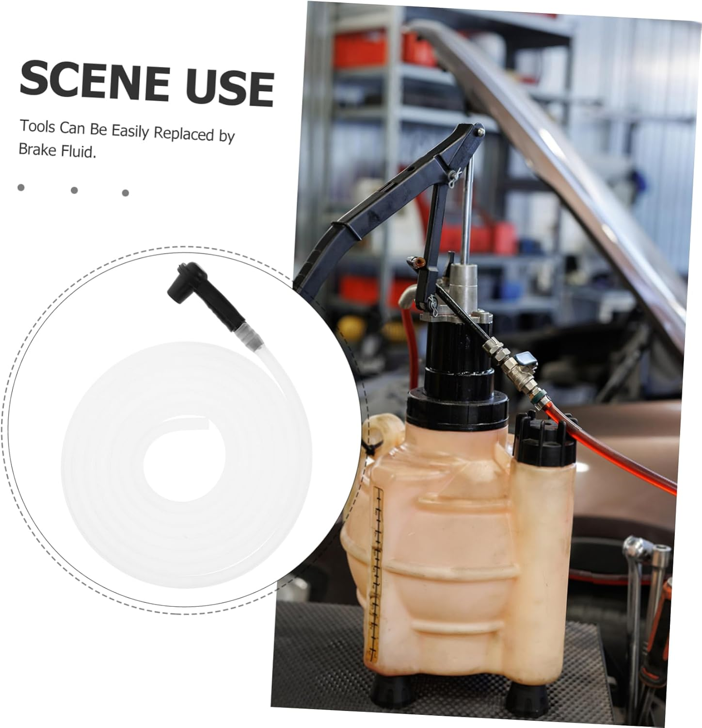 CHILDWEET Brake Oil Change Tool Plastic Fittings Brake Fluid Hose Connector Automotive Maintenance image number 6