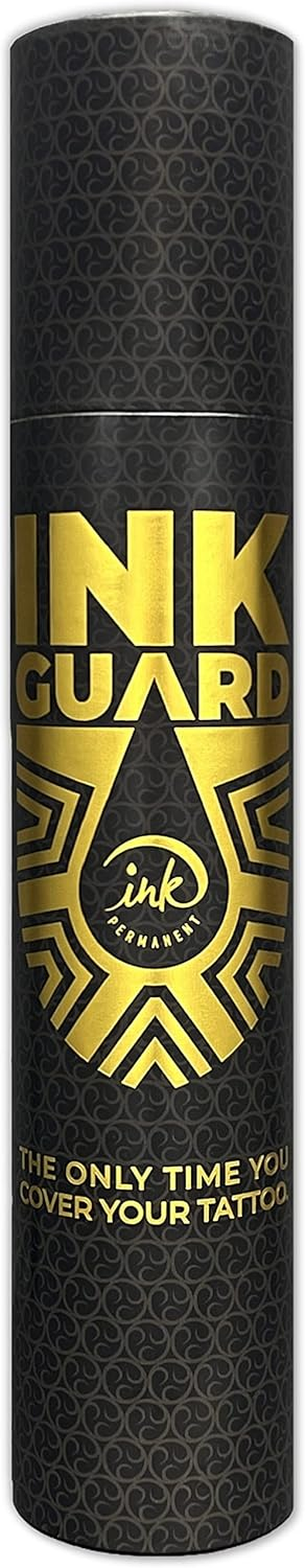 Ink Guard Tattoo Aftercare Waterproof Transparent Adhesive Bandage 10" X 6 Feet (25 Cm X 1.83M) Second Skin Healing Protective Clear Bandages Holds for 5 Days, Extra Adhesive Cover up Roll image number 1