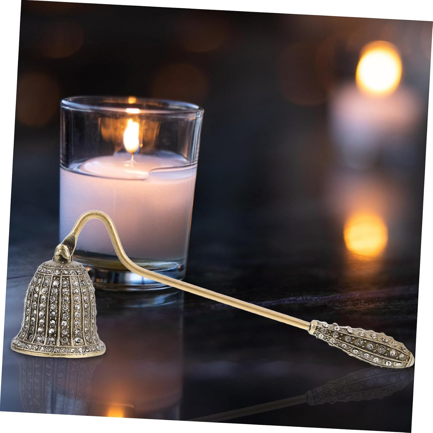 SAFIGLE Retro Candle Extinguisher Handheld Wick Snuffer Fire Extinguisher for Aromatherapy Candles image number 1