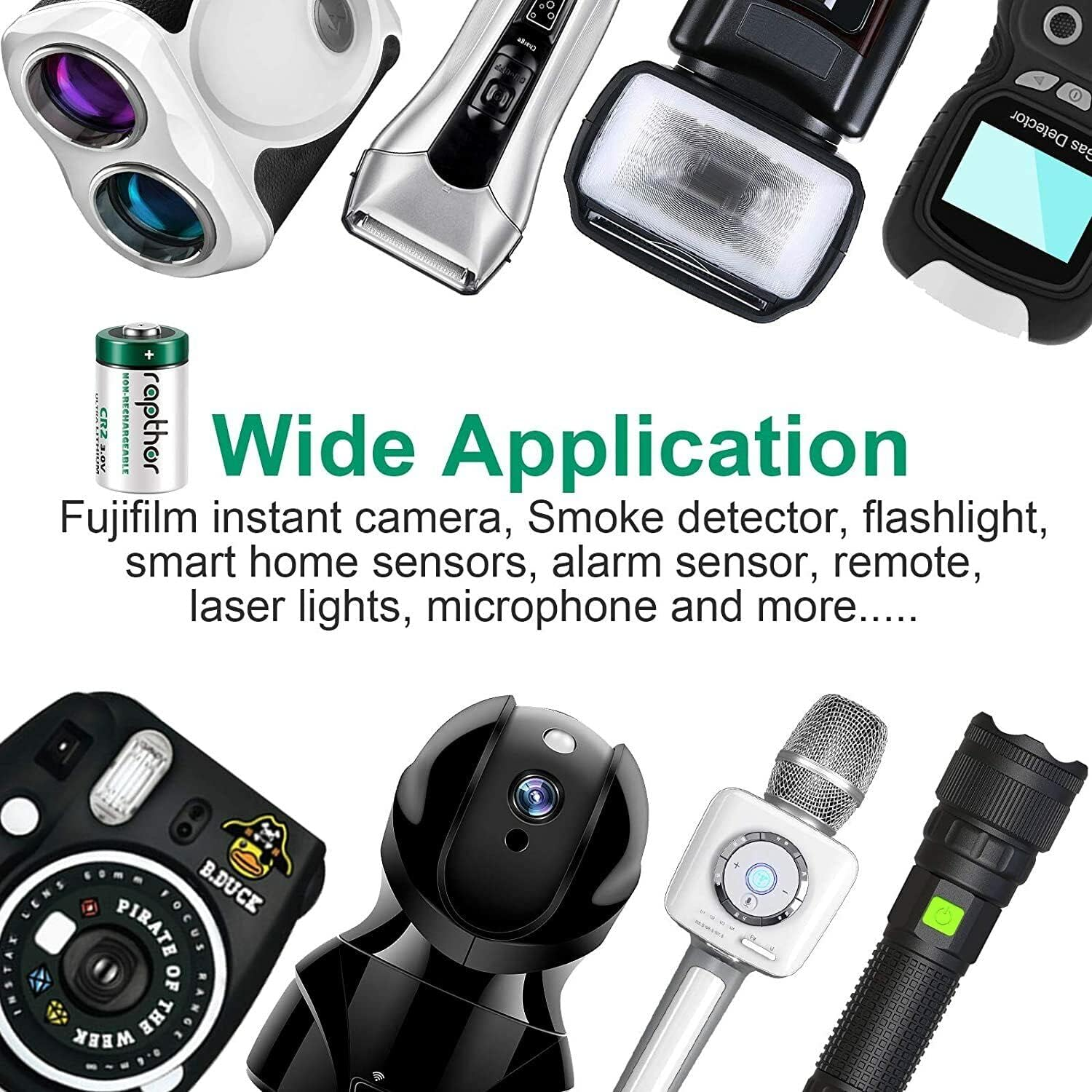 (4 Pack) Blue Cell CR2 3V Lithium Battery, CR2 Battery, CR15H270, CR15270, 15270, 15266, DLCR2, Rechargeable CR2 for Camera, Flashlight, Remote, Laser, Key Fob, Security Systems