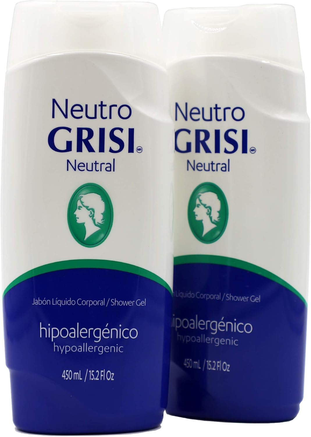 Grisi Neutral Shower Gel, 2-Pack of 15.2 Fo Bottles image number 2