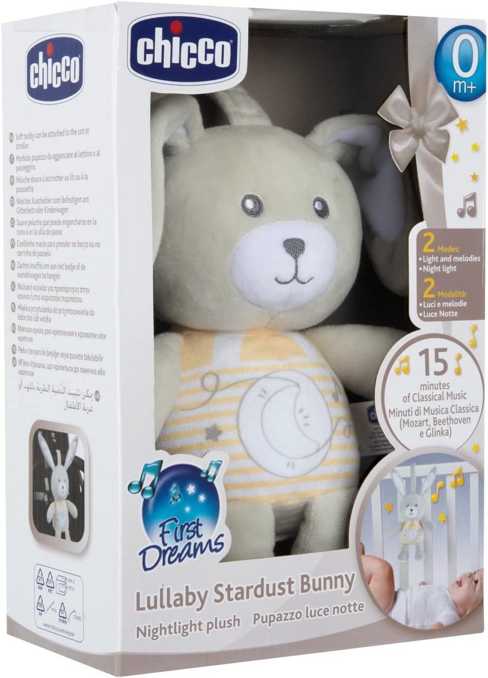 Chicco Plush Soft Rabbit Toy image number 5