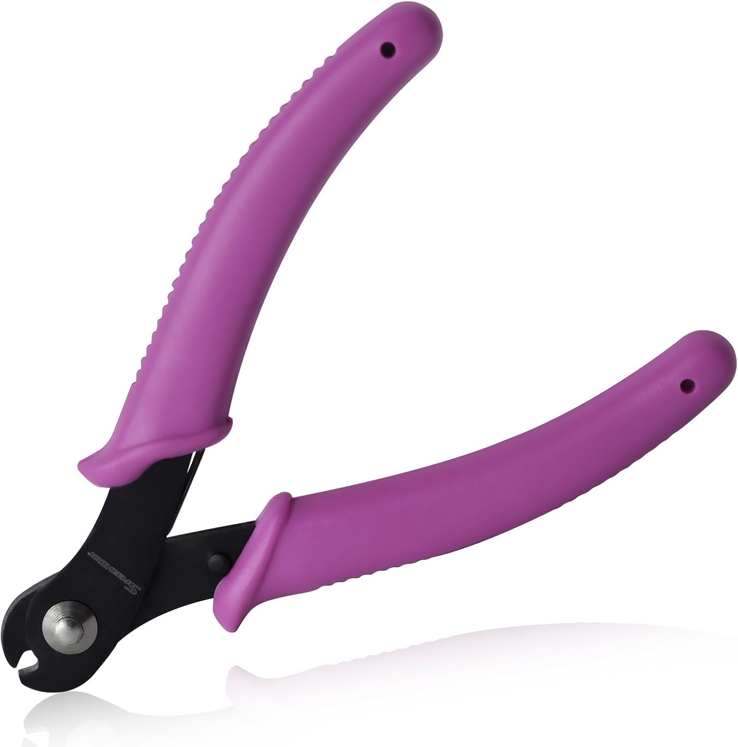 SPEEDWOX 5 Inch Memory Wire Cutting Pliers Jewelry Parrot Beak Wire Cutter Bracelet Pliers Memory Wire Shears Flush Cut Pliers Beading Hobby Work Tool for Arts and Crafts Electronics Jewelry Making image number 1