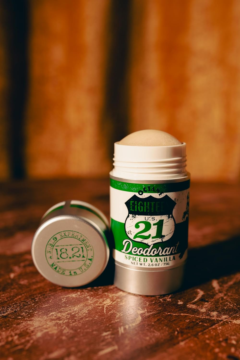 18.21 Man Made Deodorant Stick - Spiced Vanilla by 18.21 Man Made for Men - 2.6 Oz Deodorant Stick, 1 Ml image number 4