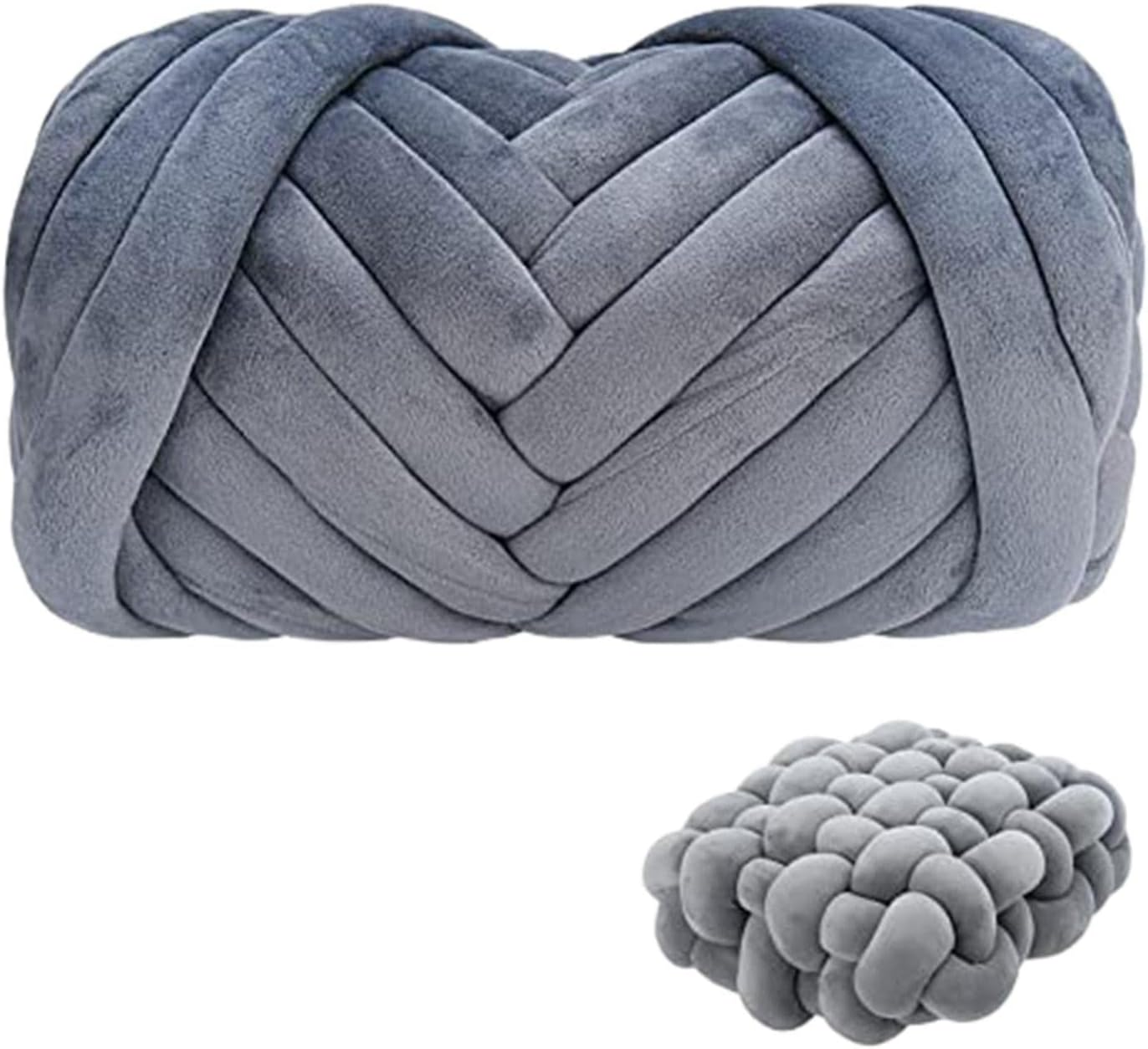 T-Shirt Yarn | Giant Yarn for Blanket Pillow | 1 Roll/20 Yards Chunky Yarn for Arm Knitting Crochet for Making Blankets, Doormats, Cat Houses, Cushions, Pillows,