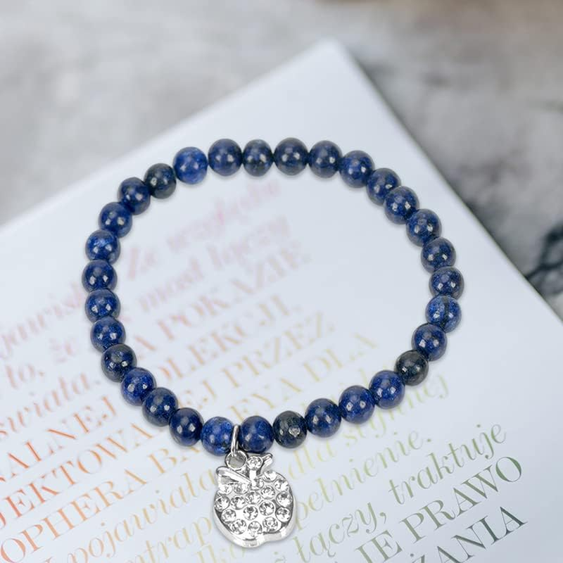 Teacher Gifts Bracelet for Men Women Thank You Gifts for Teachers Beaded Bracelets for Men Christmas Birthday Gifts for Teacher Appreciation Retirement Gift Bracelet image number 1