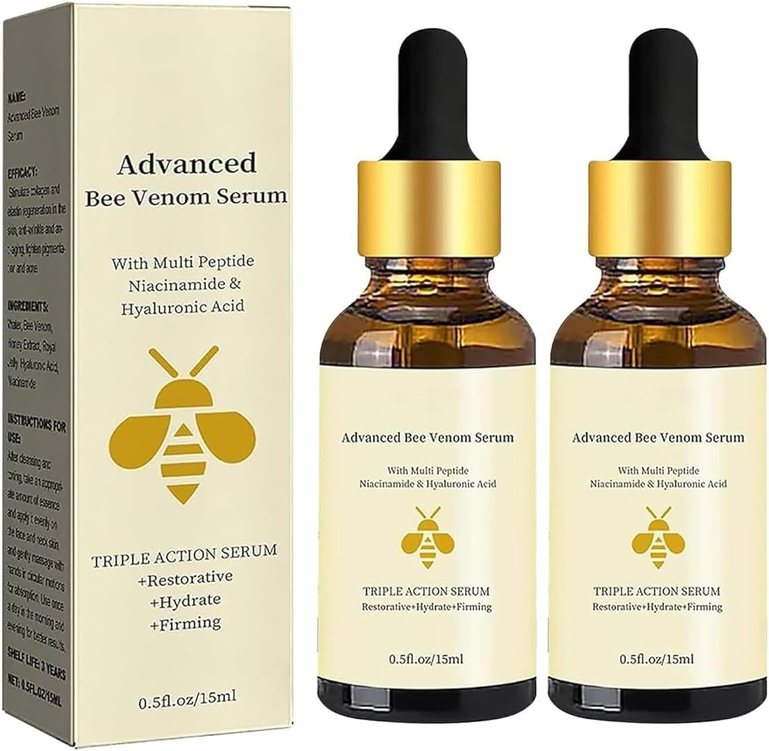 WAYAOFEI Advanced Bee Venom Serum for Skin Elasticity and Tone Improvement, Professional Bee Venom Formula for Anti-Wrinkle Benefits (3) image number 2