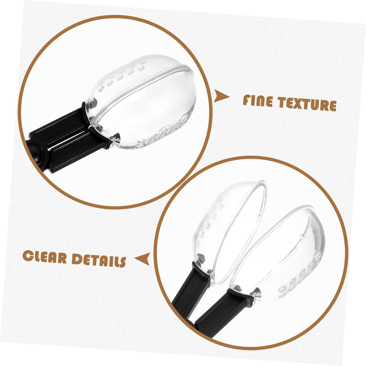 Toddmomy 3Pcs Small Plastic Poop Scoop for Hamsters with Scissor Handles Lightweight Pet Waste Picker for Small Animals Design for Efficient Cage Cleaning and Scissor Practice image number 5