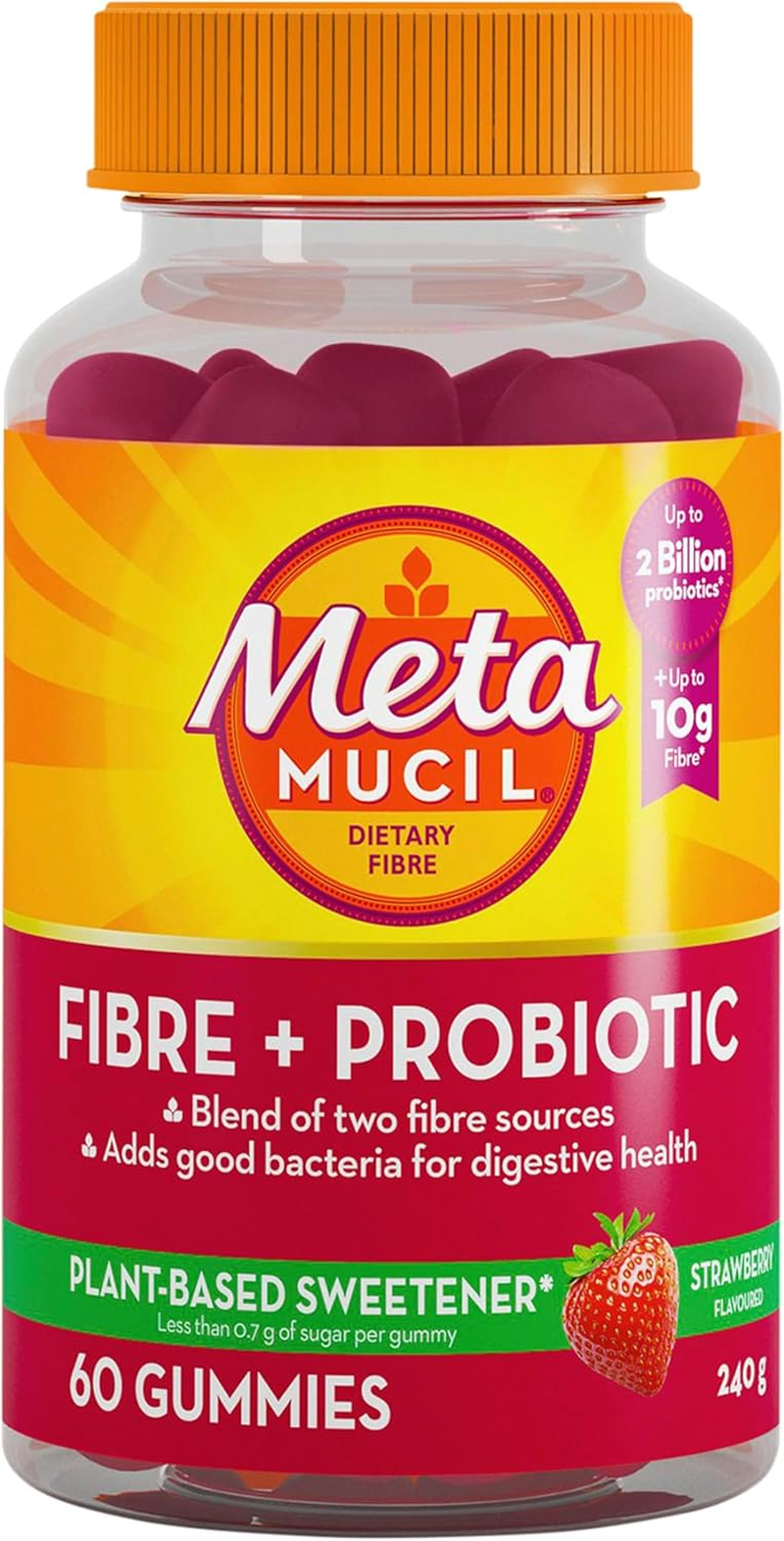 Meta Fibre + Probiotic Gummies 60Ct image number 4