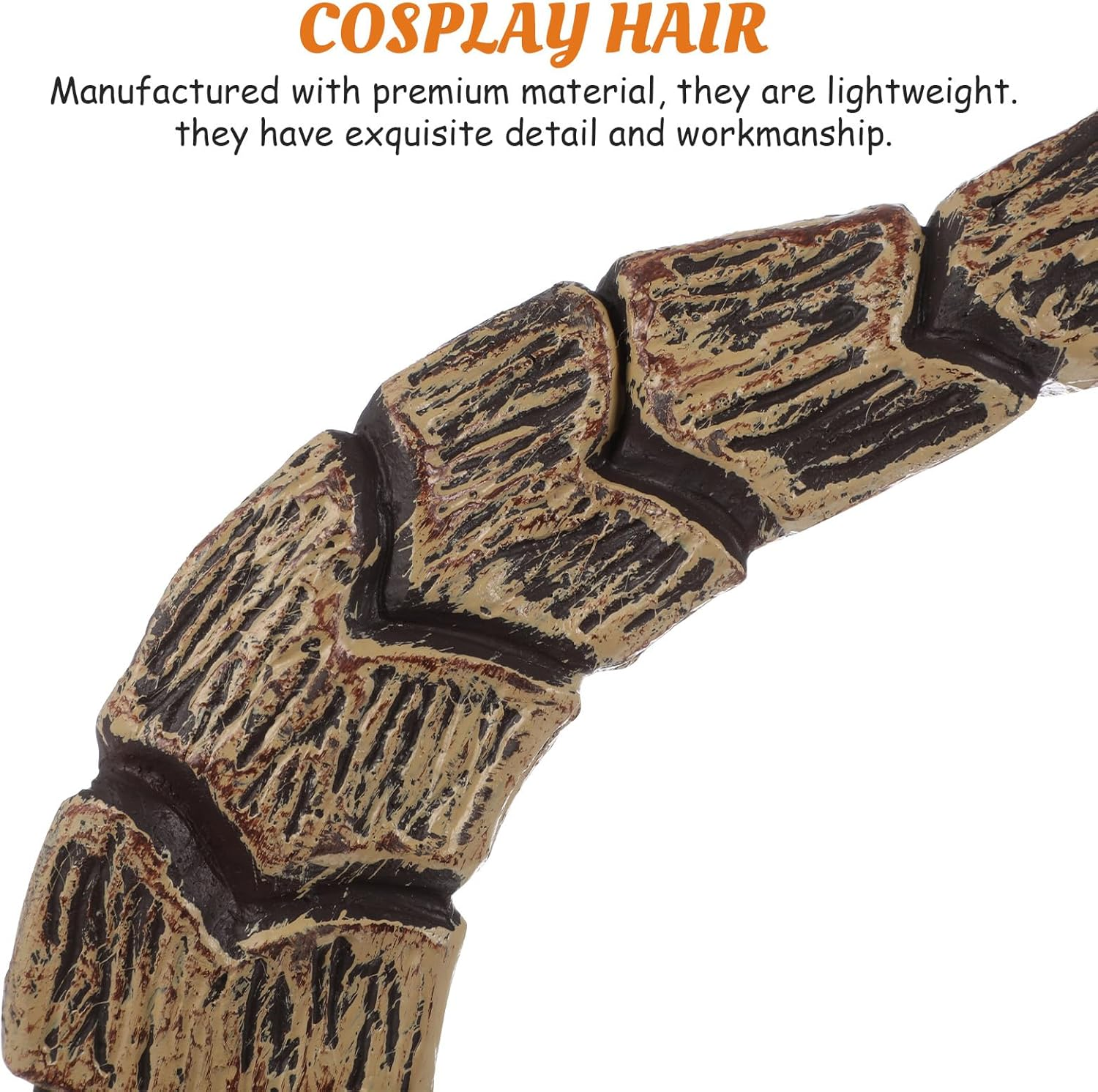 MAGICLULU 1Pcs Halloween Horns Gothic Antelope Horn Headband Devil Horns Headband for Party Cosplay image number 2