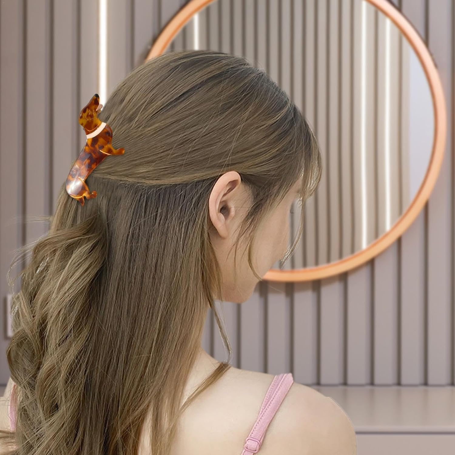 Dachshund Hair Accessories, Dog Shaped Hair Clip, Dog Dachshund, Cute Dog Hair Clips, Animal Hair Clips for Girls, Hair Styling Accessories image number 1