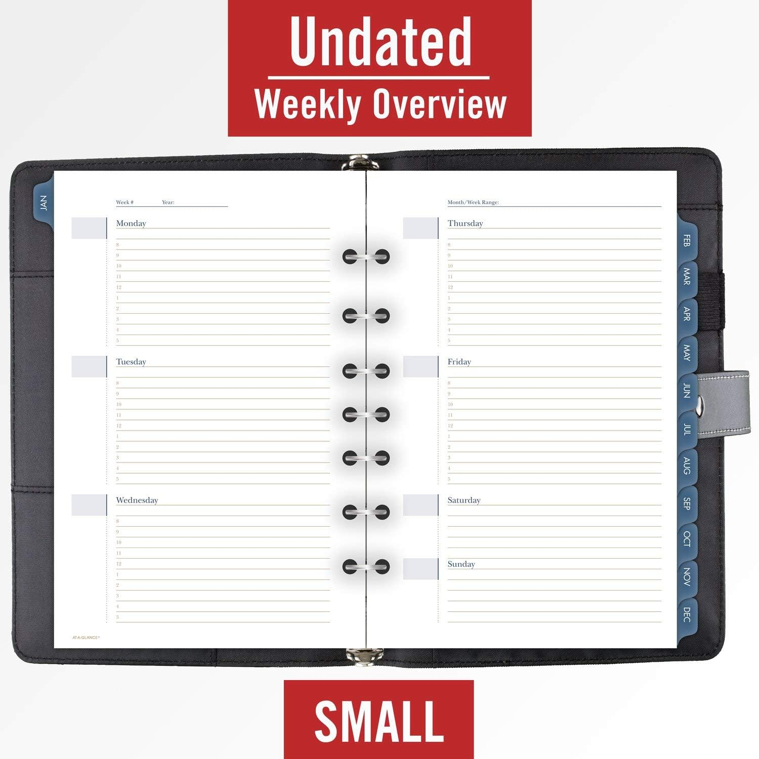 Tread Spine Organization Starter Set, 4 7/8 X 8, Gray, 2019 image number 3