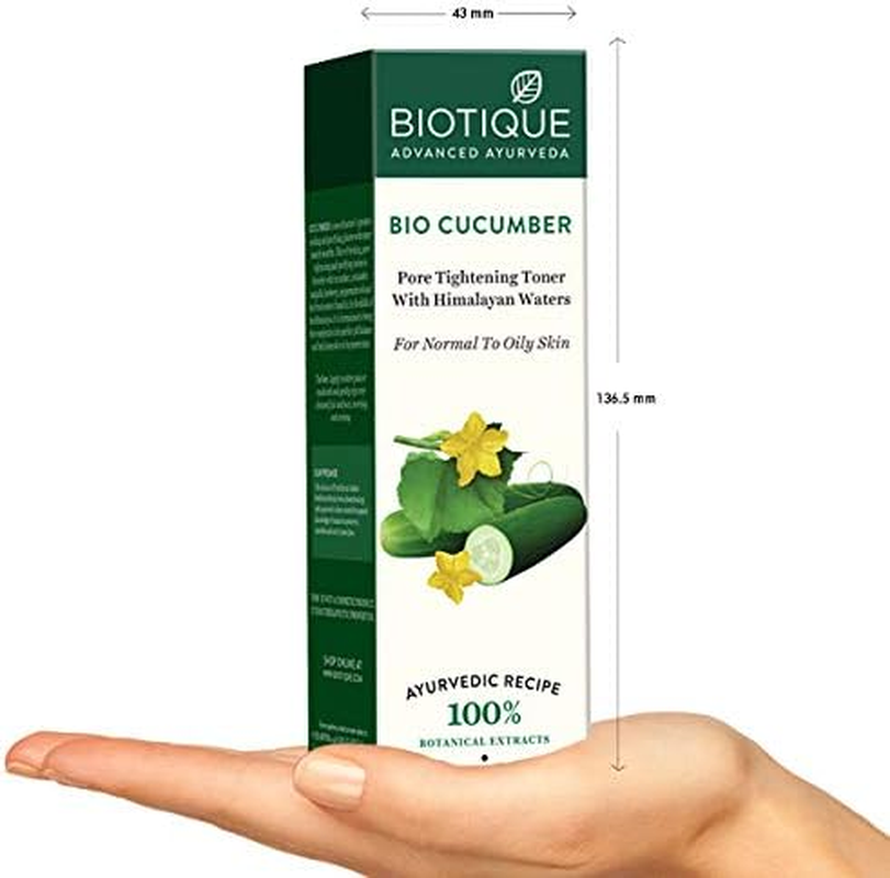 (120Ml) - Biotique Bio Cucumber Pore Tightening Toner with Himalayan Waters for Normal Skin 120Ml image number 5