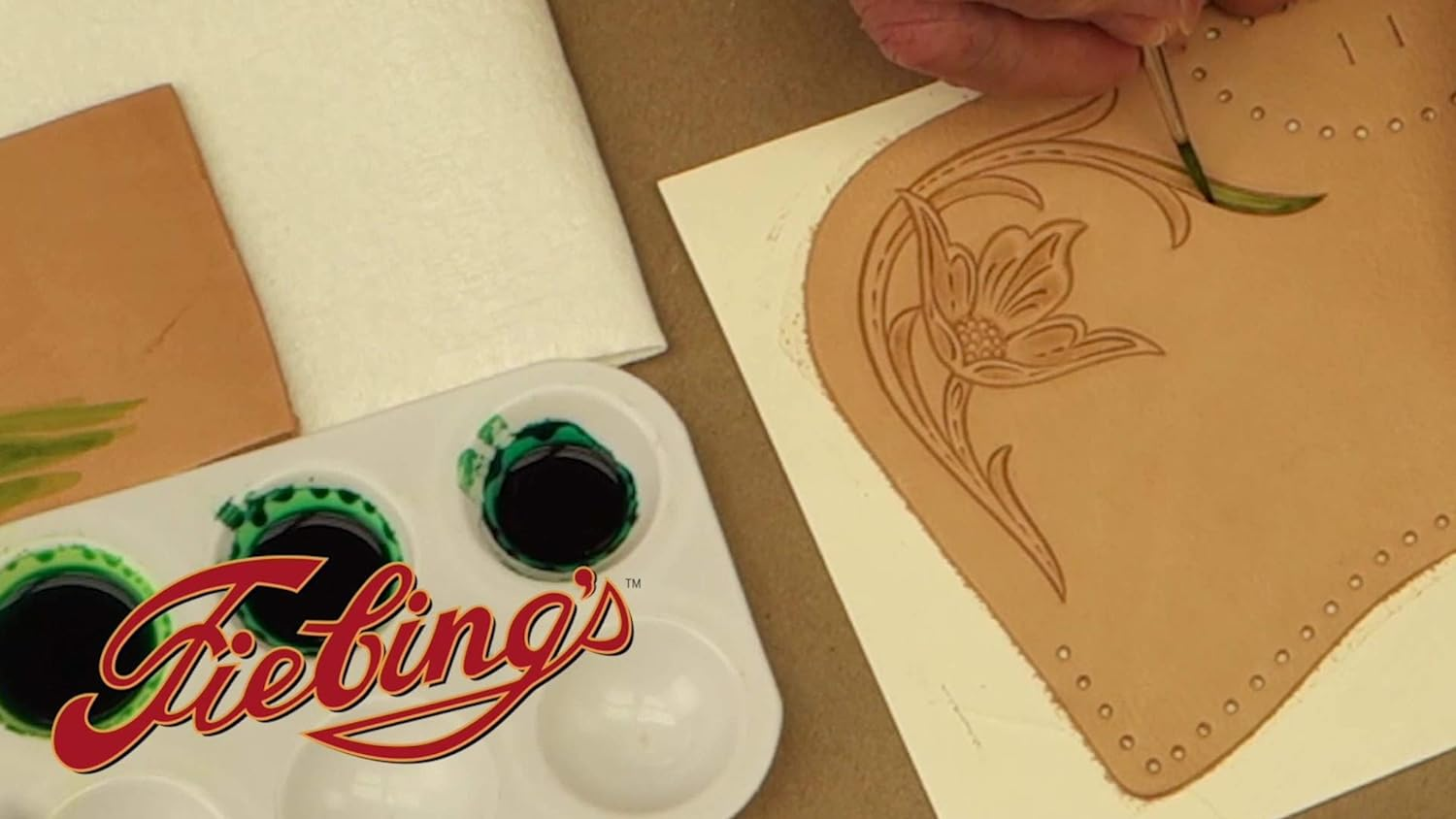 Fiebings Leather Dye Black 4Oz image number 3