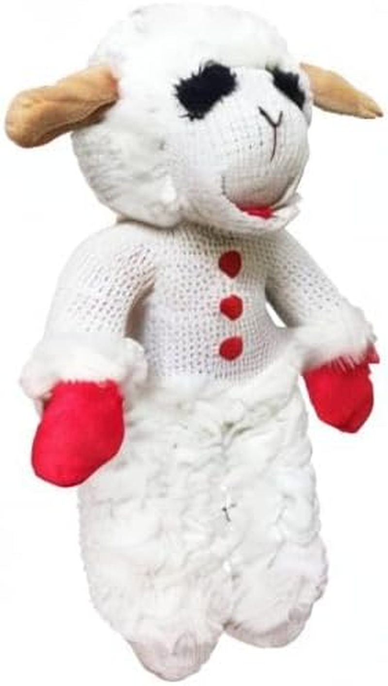 Multipet Standing Lamb Chop 13" Dog Toy By image number 4