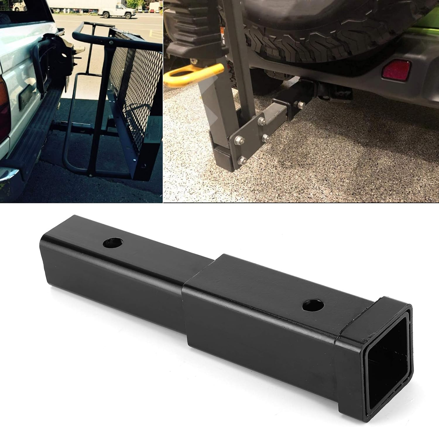 12&rdquo; Trailer Hitch Extension, 500Lbs Towing Extender Steel Tube for Class 3/4 2-Inch Receiver image number 3
