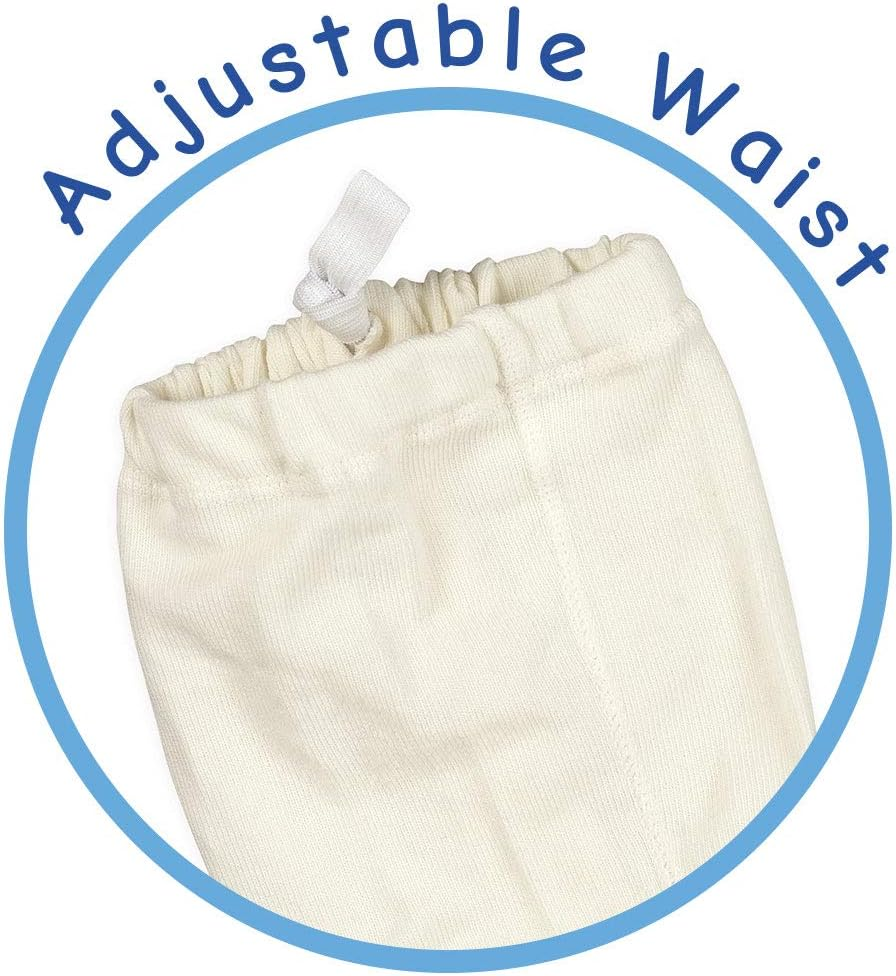 Jefferies Socks Baby Girls' Seamless Organic Cotton Tights image number 2