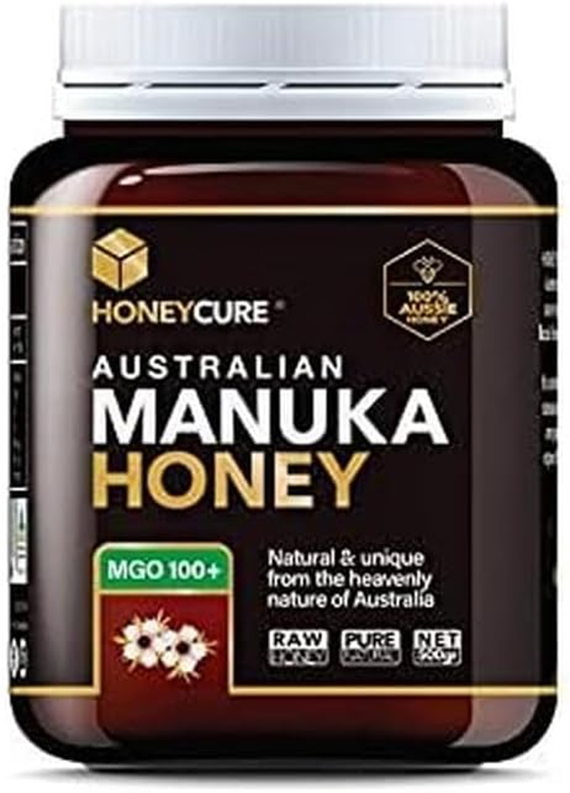 Honey Cure MGO 100+ Australian Manuka Honey 500 G image number 1