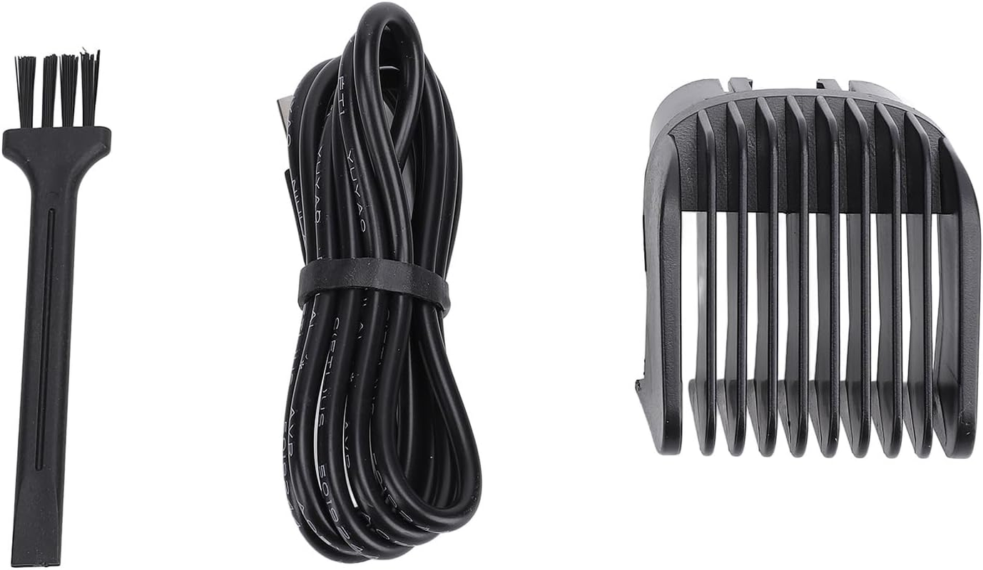 Cordless Vacuum Clipper, Silent Strong Power LED Display, 1400 Mah Hair Trimmer for Men, with Integrated Vacuum, Ideal for Moustache image number 2