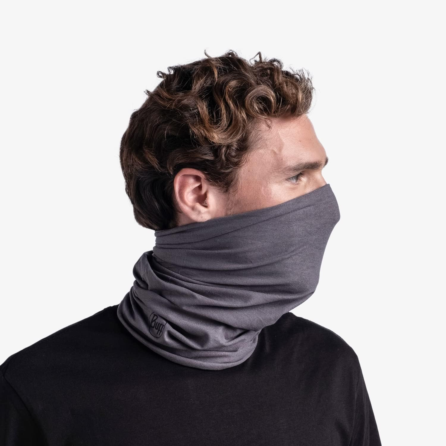 Buff Castlerock Grey Multifunctional Bandana Women/Men - Made in Spain image number 3