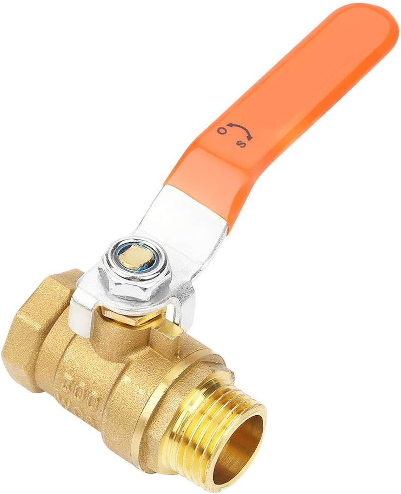 Jectse Ball Valve,1/2 BSP DN15 Brass Thread Pipe Ball Valve Male Female Heavy Duty Control,Dual-Direction,For Industrial Use image number 6