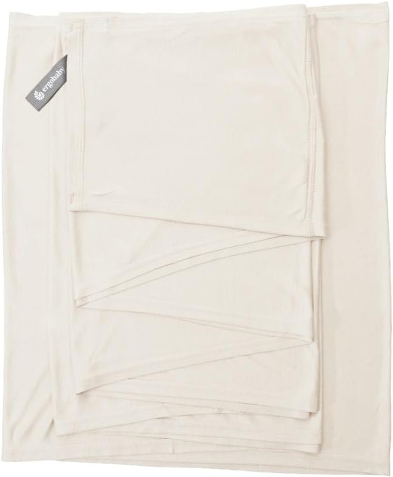 Ergobaby Aura Sustainably Sourced Knit Baby Wrap, Cream image number 2
