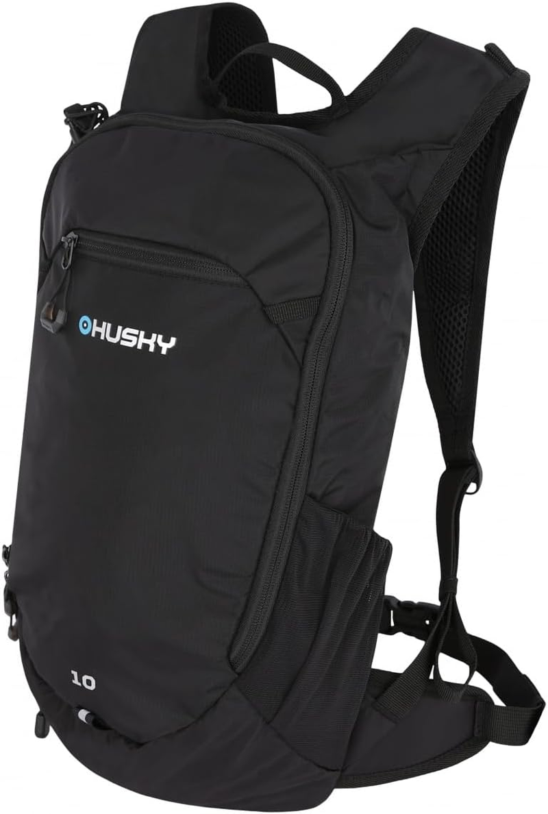 Husky Bicycle Backpack 10 L - Lightweight, Robust & Waterproof Outdoor Backpack with Lots of Storage Space, Comfort System & Rain Cover for Cycling, Trekking, Hiking & Travel - Blue image number 4