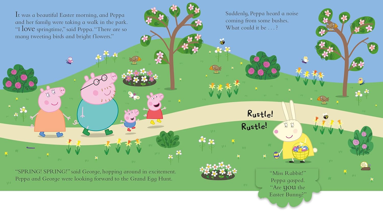 Peppa Pig: Peppa'S Grand Easter Egg Hunt: a Lift-The-Flap Picture Book
