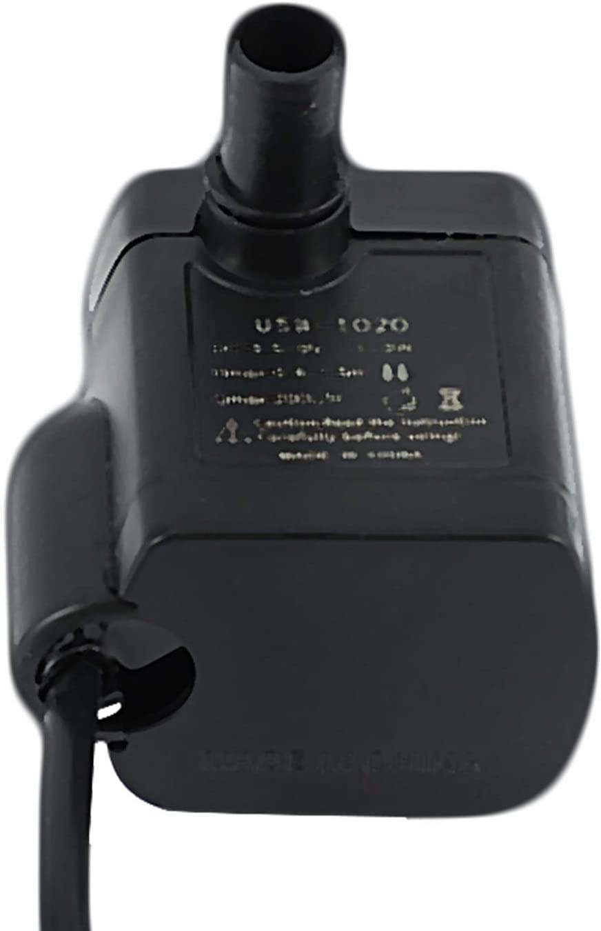 Ultra-Quiet Brushless Usb Water Pump 5V 70Cm Submersible Fountain Aquarium Circulating image number 2