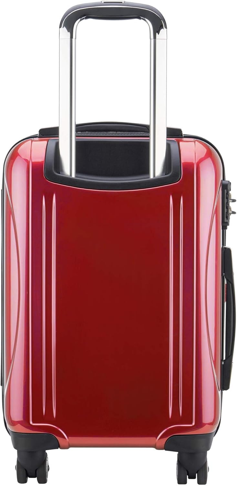 DELSEY Paris Helium Aero Hardside Expandable Luggage with Spinner Wheels, Brick Red, Carry-On 19 Inch, Helium Aero Hardside Expandable Luggage with Spinner Wheels - Blue Textured image number 4