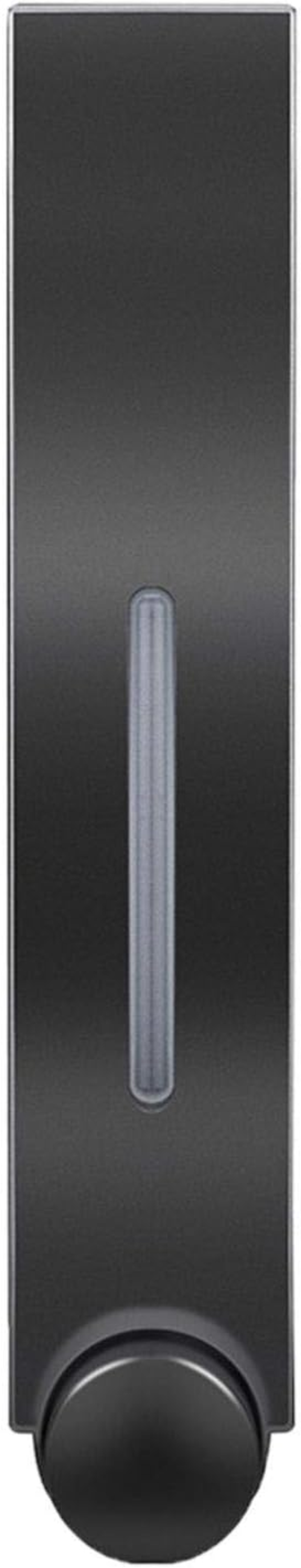 Wall Mounted Soap Dispenser Shower Lotion Shampoo Gel Bottle Single Black image number 4