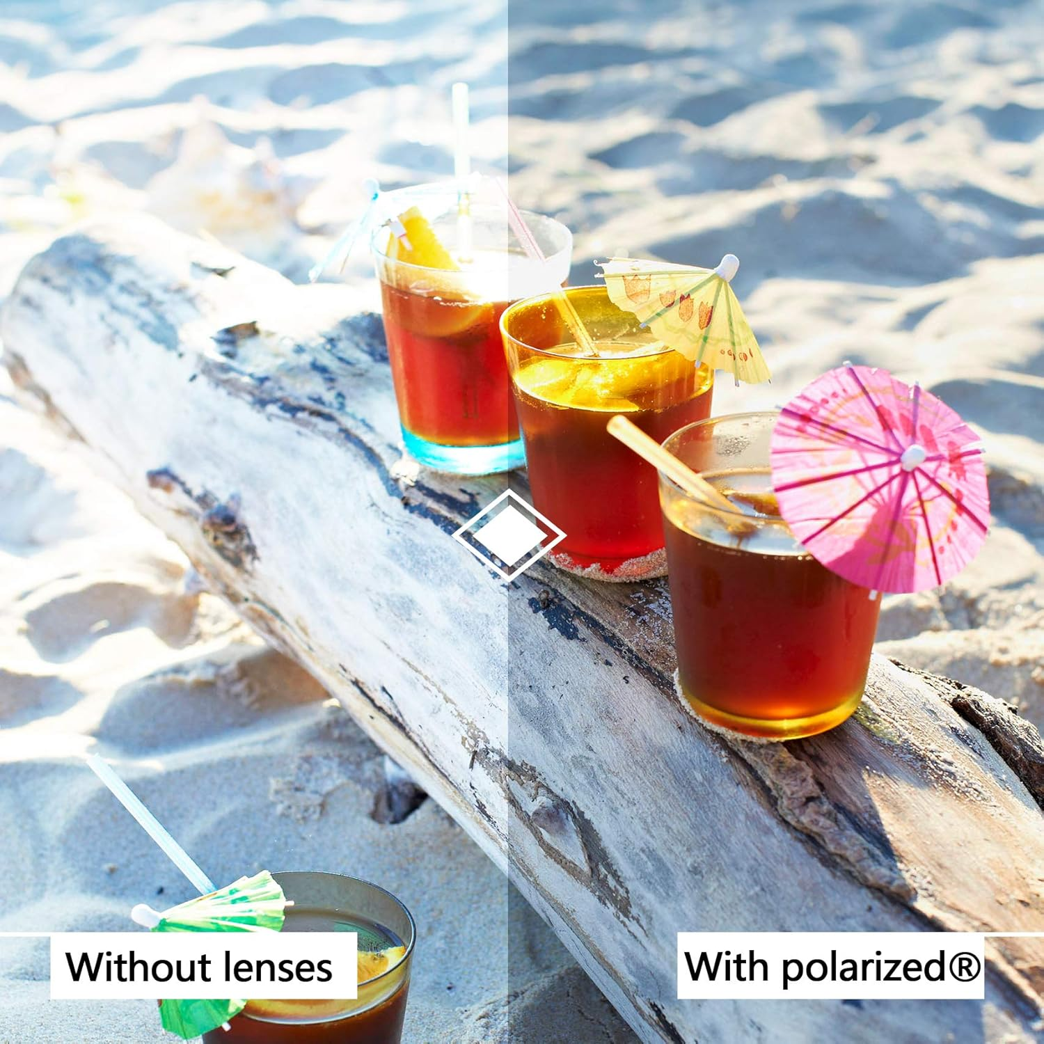 Hicycle2 Polarized Replacement Lenses for Oakley Holbrook Sunglasses-Multi Options,With Lens Cloth - Bronze image number 2