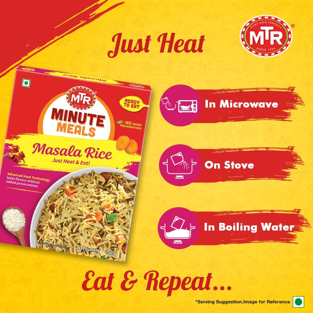 MTR Ready-To-Eat Masala Rice, 250 G image number 1