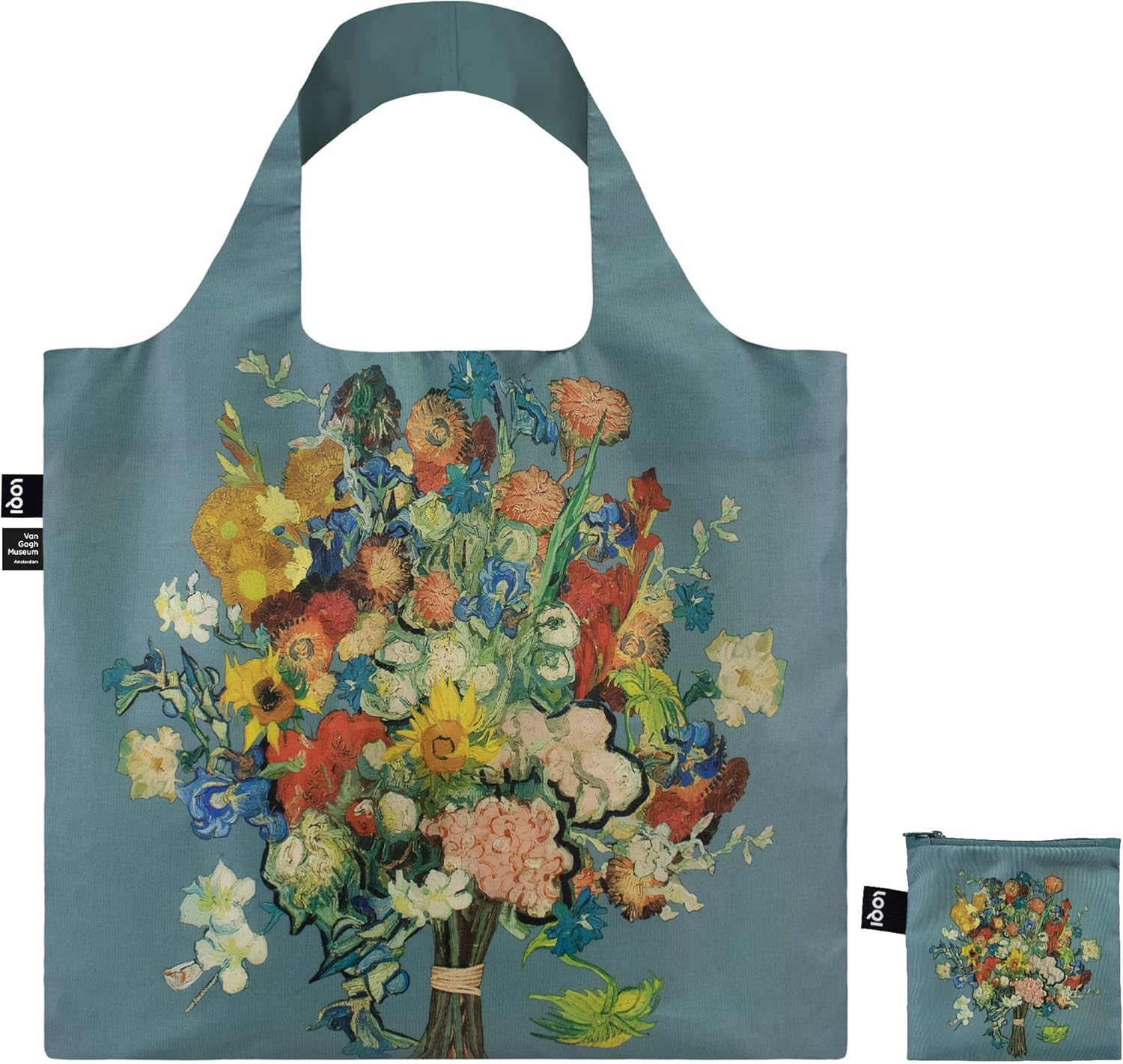 LOQI Van Gogh Ramo 50Th Anniversary Blue Multi-Coloured Contemporary Bag, Colourful, Contemporary image number 3