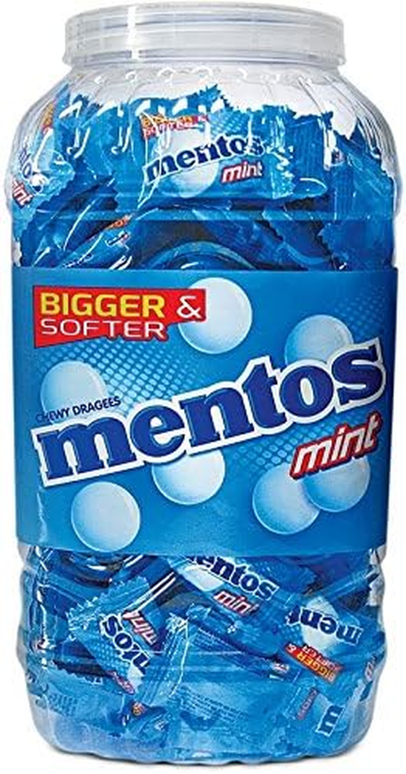 Mentos, Mint Flavour, Chewy Candy Jar, 540 G, 200 Pc