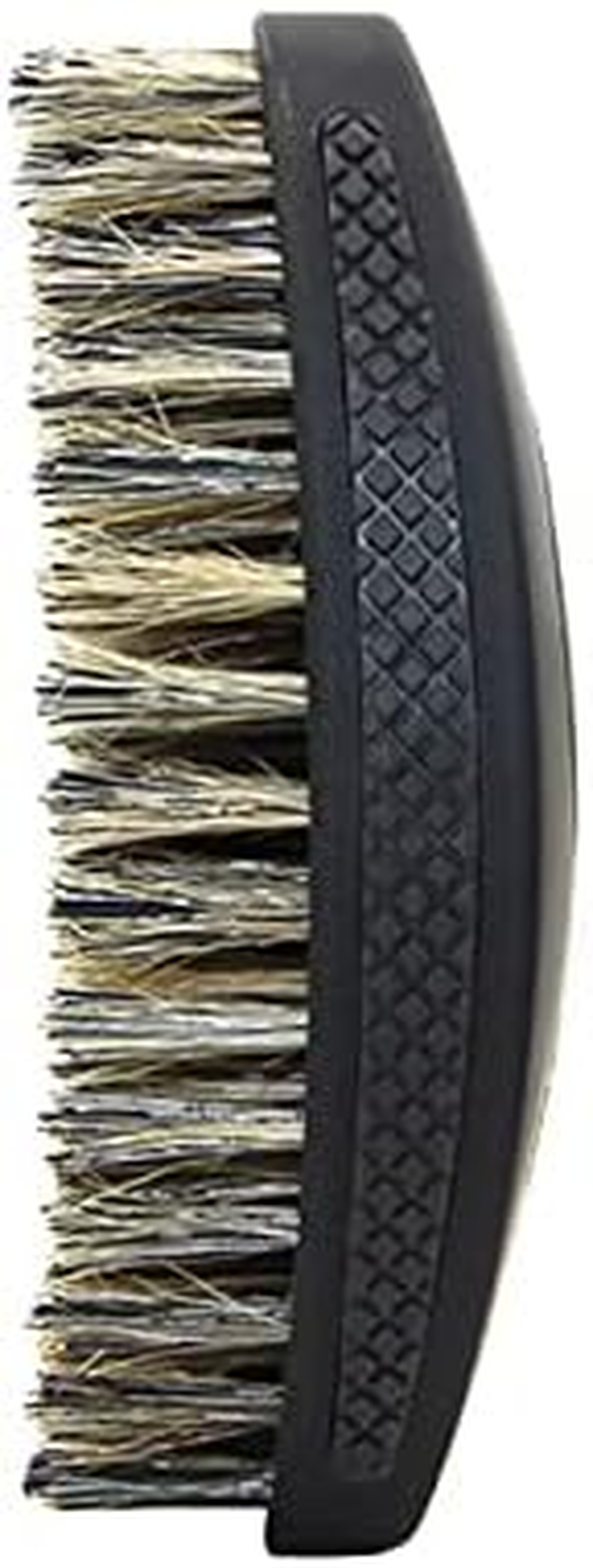 Crown Quality Products 360 Sport Wave Caesar 2.0 Boar Bristle Hairbrush, Medium, Triple Black - Non-Slip Grip, Waterproof Design - the Ultimate 360 Wave Brush - Red image number 6