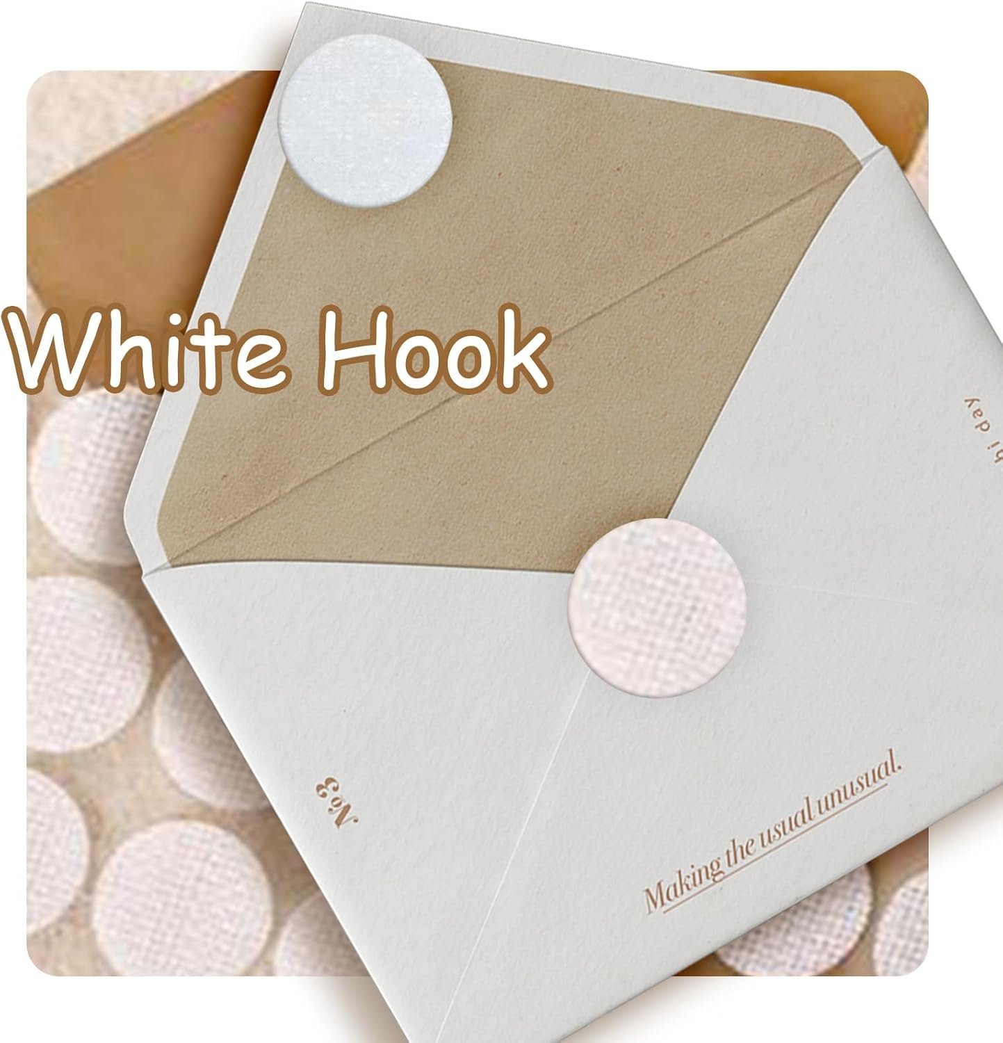 1000Pcs Velcro Dots,15Mm White round Glue Dots, Double-Sided Adhesive Hook and Loop with Self-Adhesive Backing, Suitable for Handicrafts, Schools, Homes, and Offices image number 3