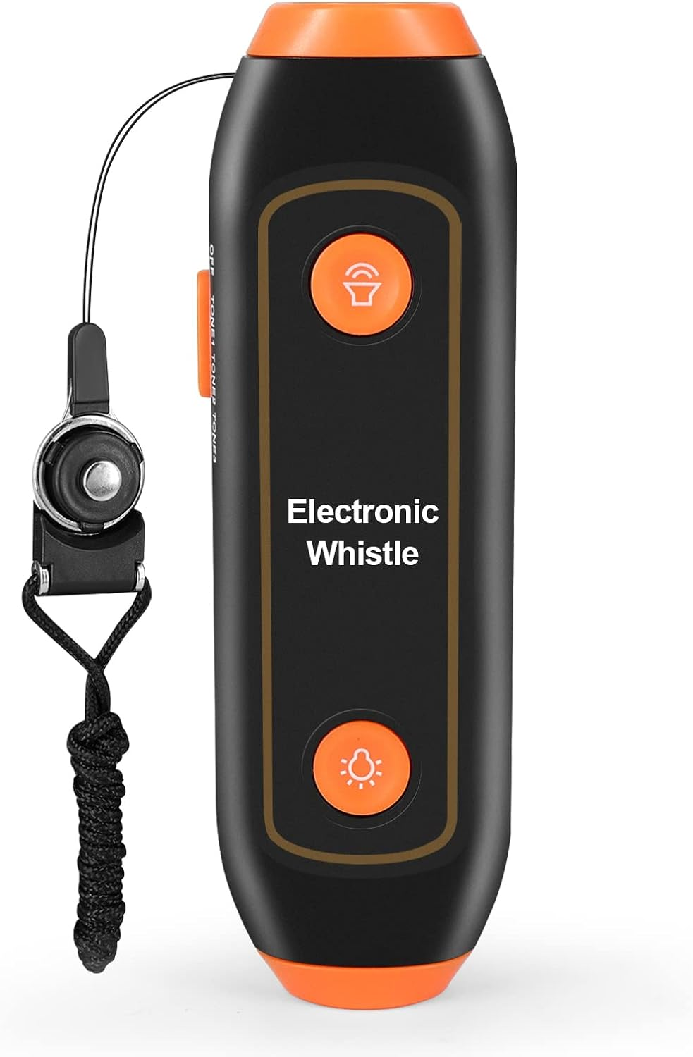 Electronic Whistle Handheld Electric Whistle with Lanyard SOS Light Flashlight for Coaches Referees P.E. Teacher