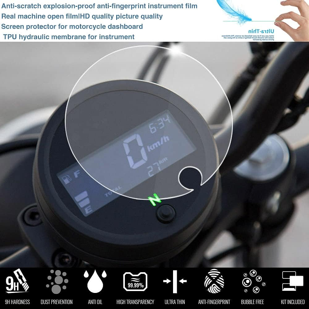 Cluster Screen Protection Film, EVURU for Yamaha XSR700 XSR900 XSR 700 XSR 900 2016 2017 2018 Motorcycle Accessories Cluster Scratch Protection Film Screen Protector image number 4