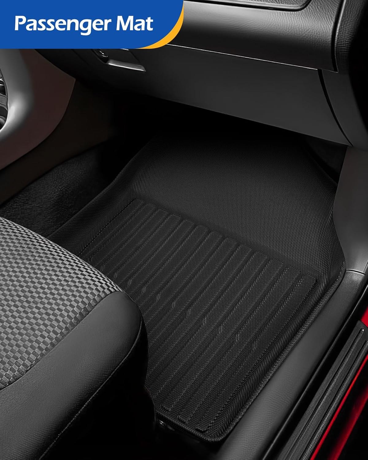 Car Floor Mats for Toyota RAV4: 2006 2007 2008 2009 2010 2011 2012 without 3Rd Row Seat All Weather Carpet Custom Fit for RAV-4 Front Second Row Cargo Area Accessories Heavy Duty Full Set Rubber Liner image number 5