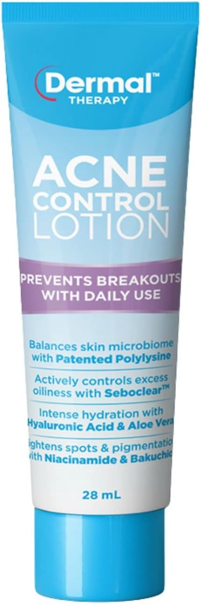 Dermal Therapy Acne Control Kit | Includes: Acne Spot Cream 10G, Acne Control Lotion 28Ml, and Acne Control Wash 50Ml - Control Lotion image number 2